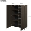 Komoda PIEMONTE PE05 jesion portland + czarny